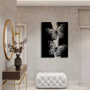 Home abstract butterfly metal wall decor 5166303