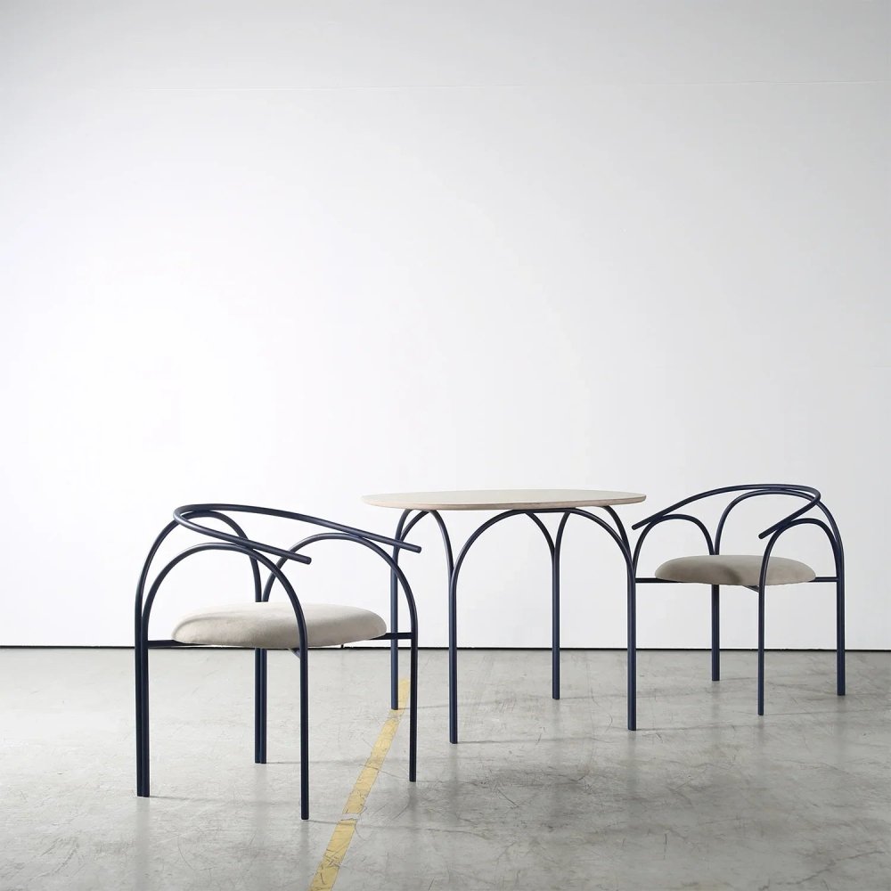 Home velvet arch chairs 9110544